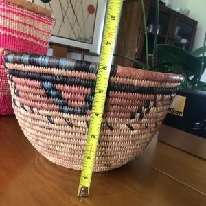 Beautiful hand woven African bowl.